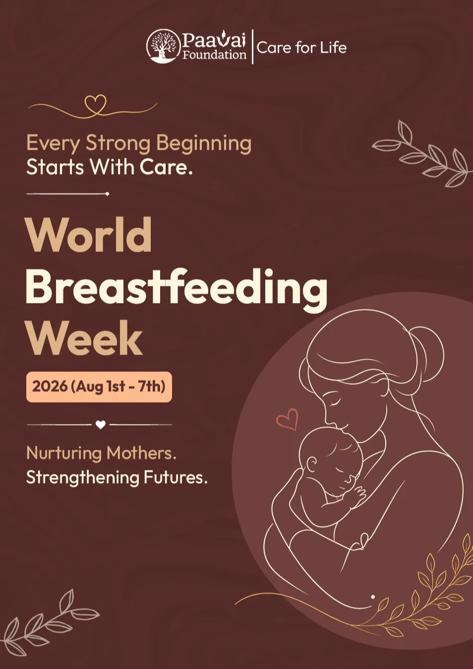 World BreastFeeding Week 2026 | Paavai Foundation
